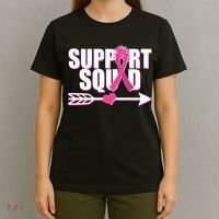 Support Squad Breast Cancer Awareness Pink Ribbon T-Shirt thumb 4