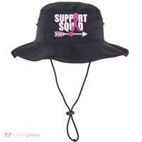 Support Squad Breast Cancer Awareness Pink Ribbon Bucket Hat thumb 0