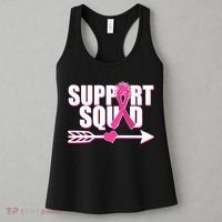 Support Squad Breast Cancer Awareness Pink Ribbon Women's Tank Top thumb 3