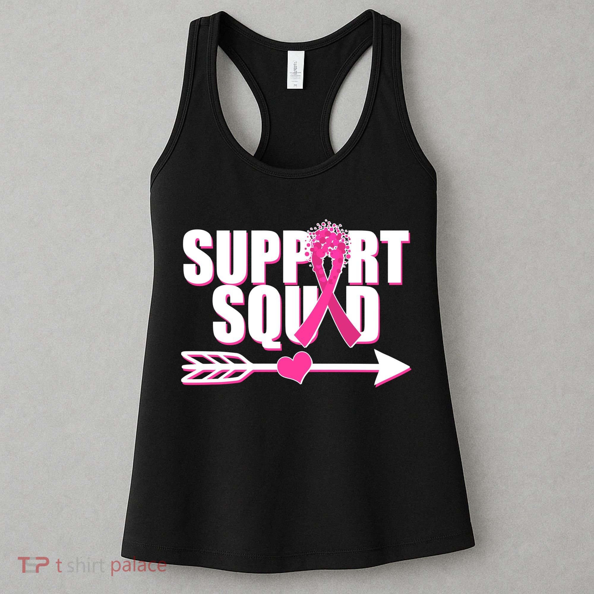 Support Squad Breast Cancer Awareness Pink Ribbon Women's Tank Top