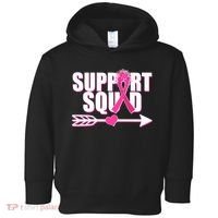 Support Squad Breast Cancer Awareness Pink Ribbon Toddler Hoodie thumb 0