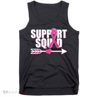 Support Squad Breast Cancer Awareness Pink Ribbon Tank Top