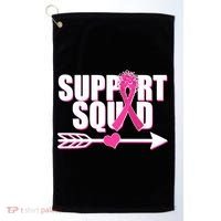 Support Squad Breast Cancer Awareness Pink Ribbon Golf Towel thumb 0