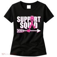 Support Squad Breast Cancer Awareness Pink Ribbon Women's T-Shirt thumb 0