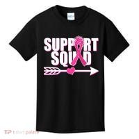 Support Squad Breast Cancer Awareness Pink Ribbon Kids T-Shirt thumb 0
