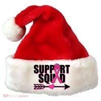 Support Squad Breast Cancer Awareness Pink Ribbon Santa Hat thumb 0