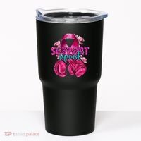 Support Squad Breast Cancer Awareness Boxing Gloves Tumbler thumb 0