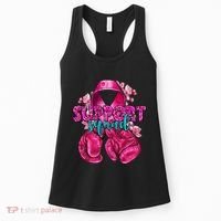 Support Squad Breast Cancer Awareness Boxing Gloves Women's Tank Top thumb 0