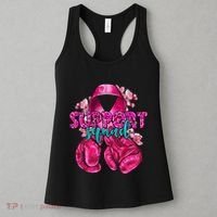 Support Squad Breast Cancer Awareness Boxing Gloves Women's Tank Top thumb 3
