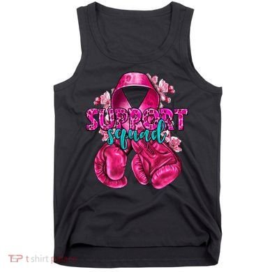 Support Squad Breast Cancer Awareness Boxing Gloves Tank Top