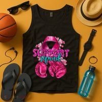 Support Squad Breast Cancer Awareness Boxing Gloves Tank Top thumb 4