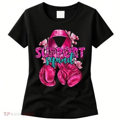 Support Squad Breast Cancer Awareness Boxing Gloves Women's T-Shirt