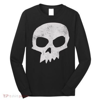 Sid Skull Black Long Sleeve Shirt