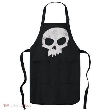Sid Skull Black Apron