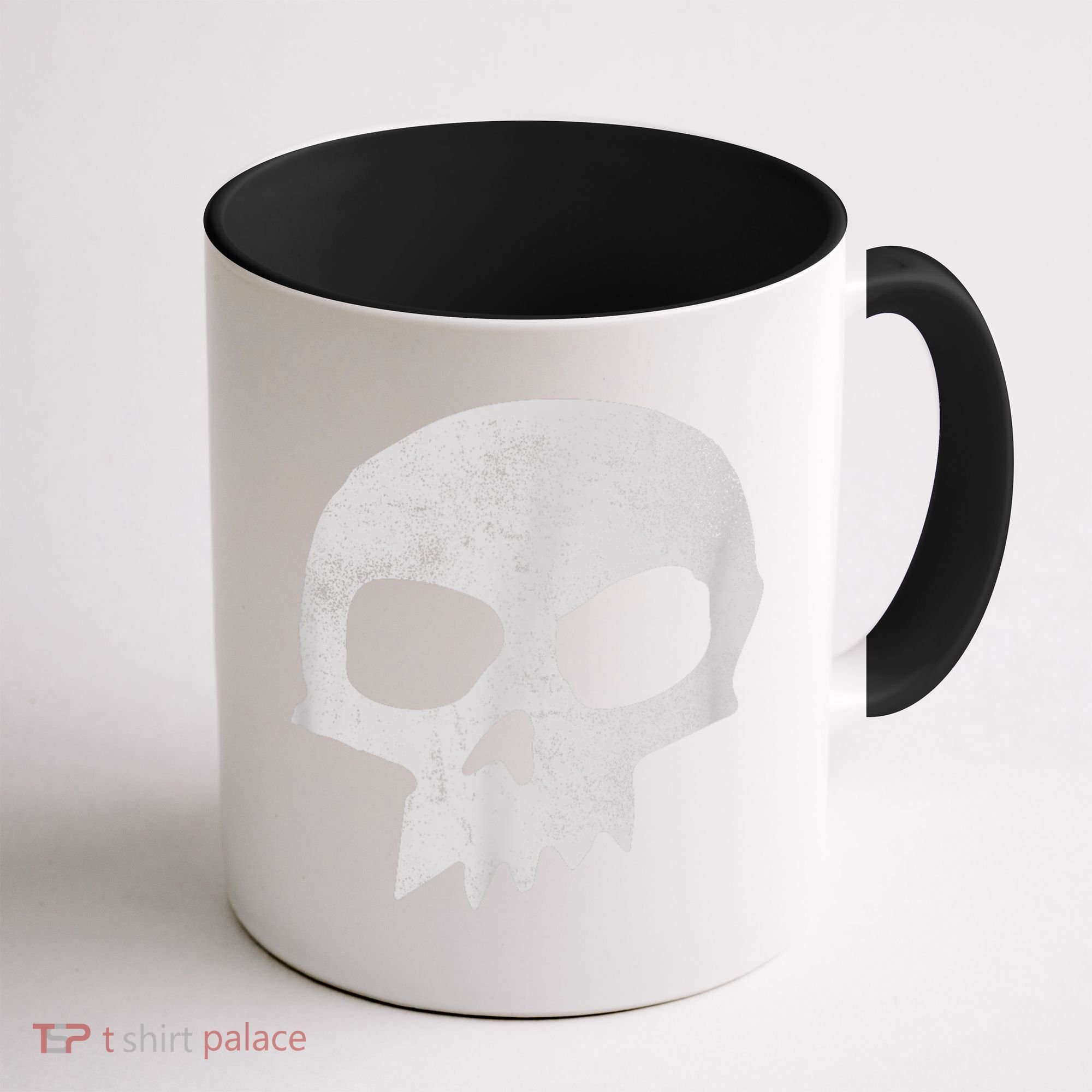 Sid Skull Black Coffee Mug