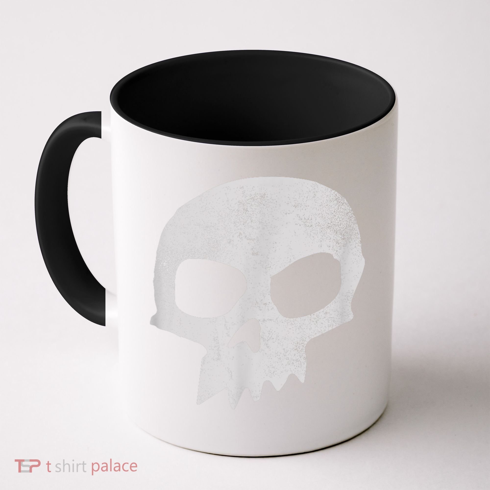 Sid Skull Black Coffee Mug