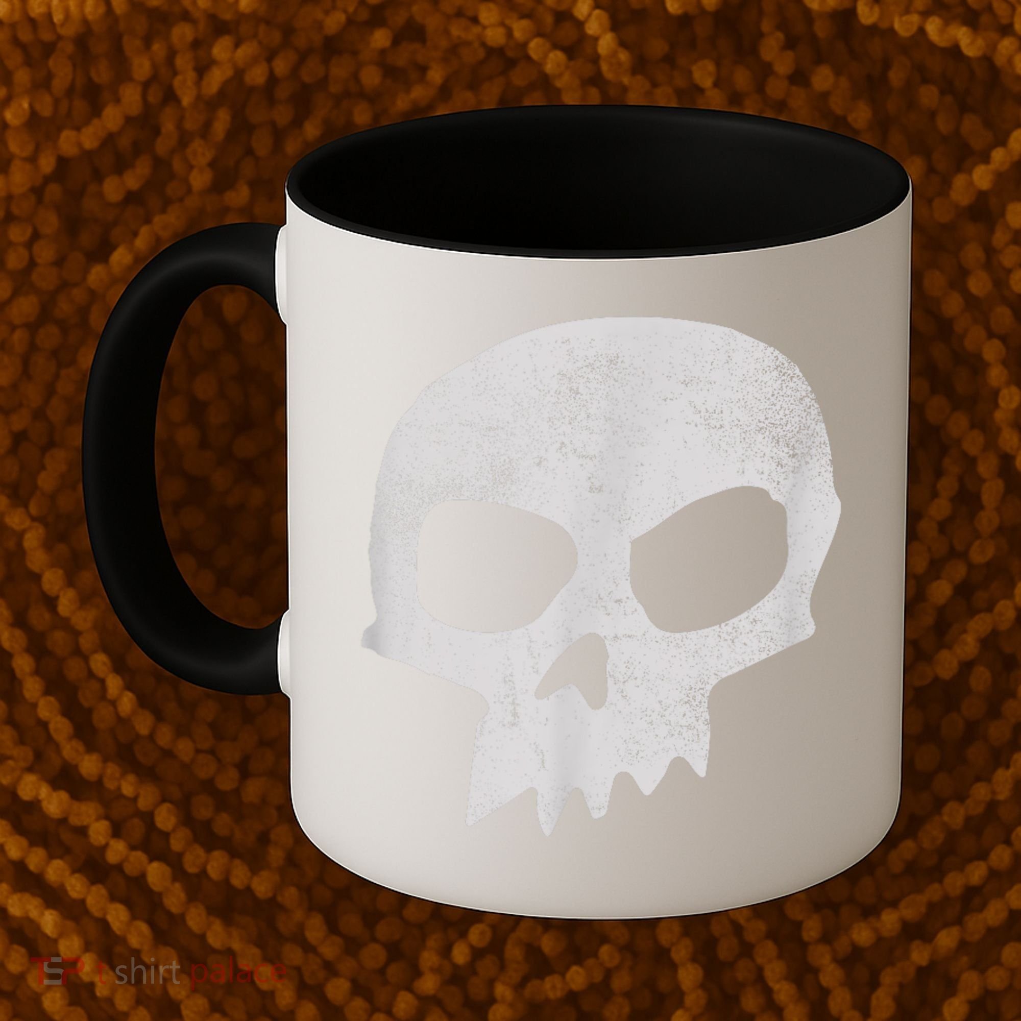 Sid Skull Black Coffee Mug