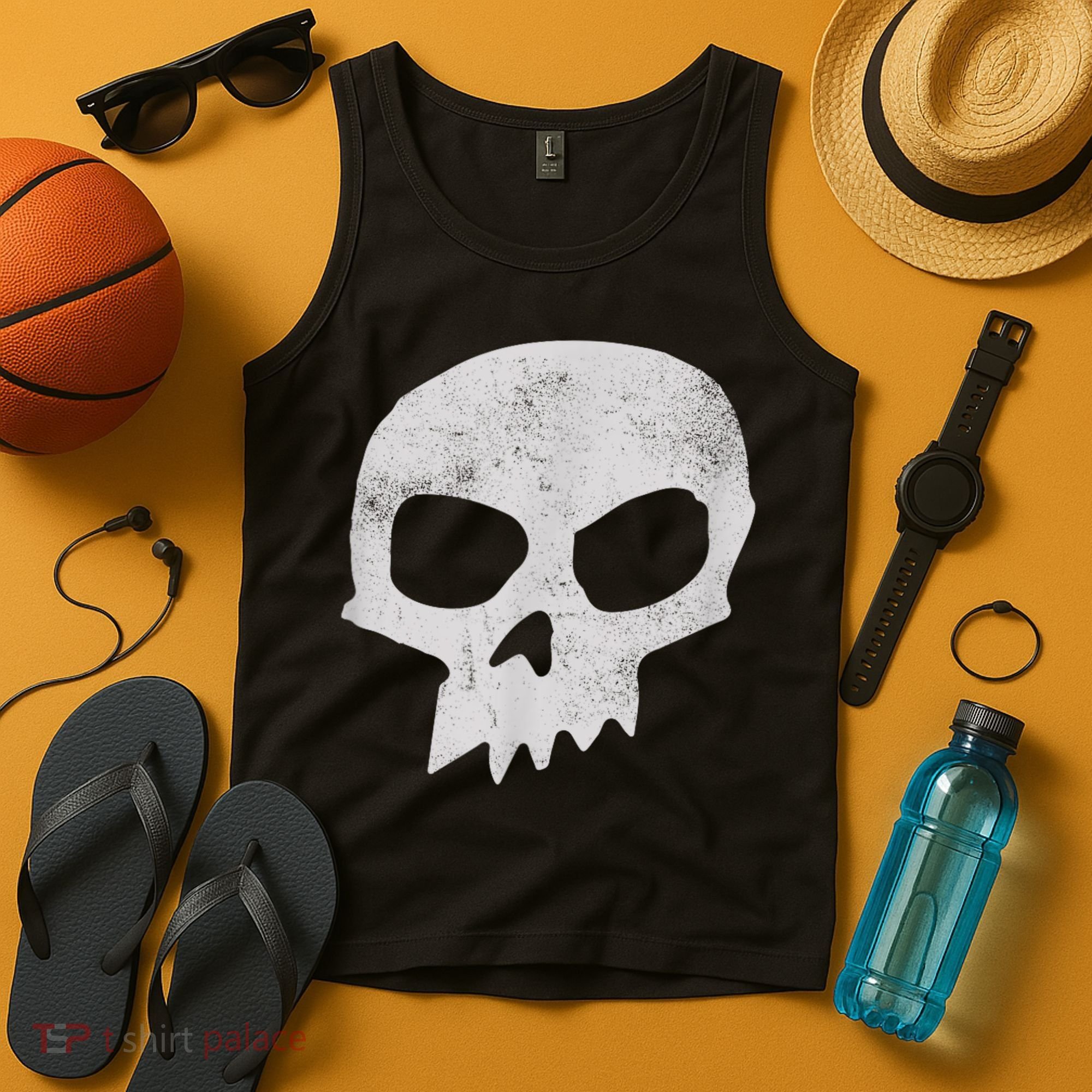 Sid Skull Black Tank Top