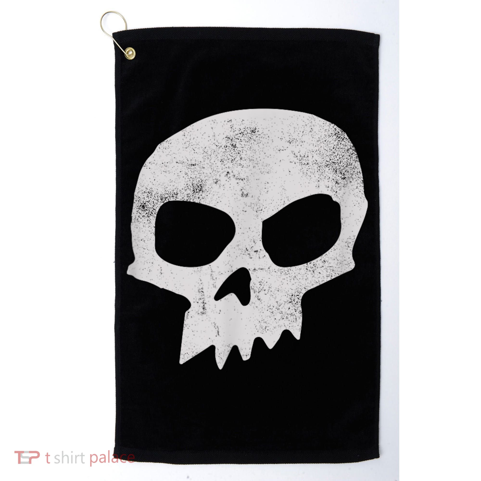 Sid Skull Black Golf Towel