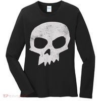 Sid Skull Black Women's Long Sleeve Shirt thumb 0
