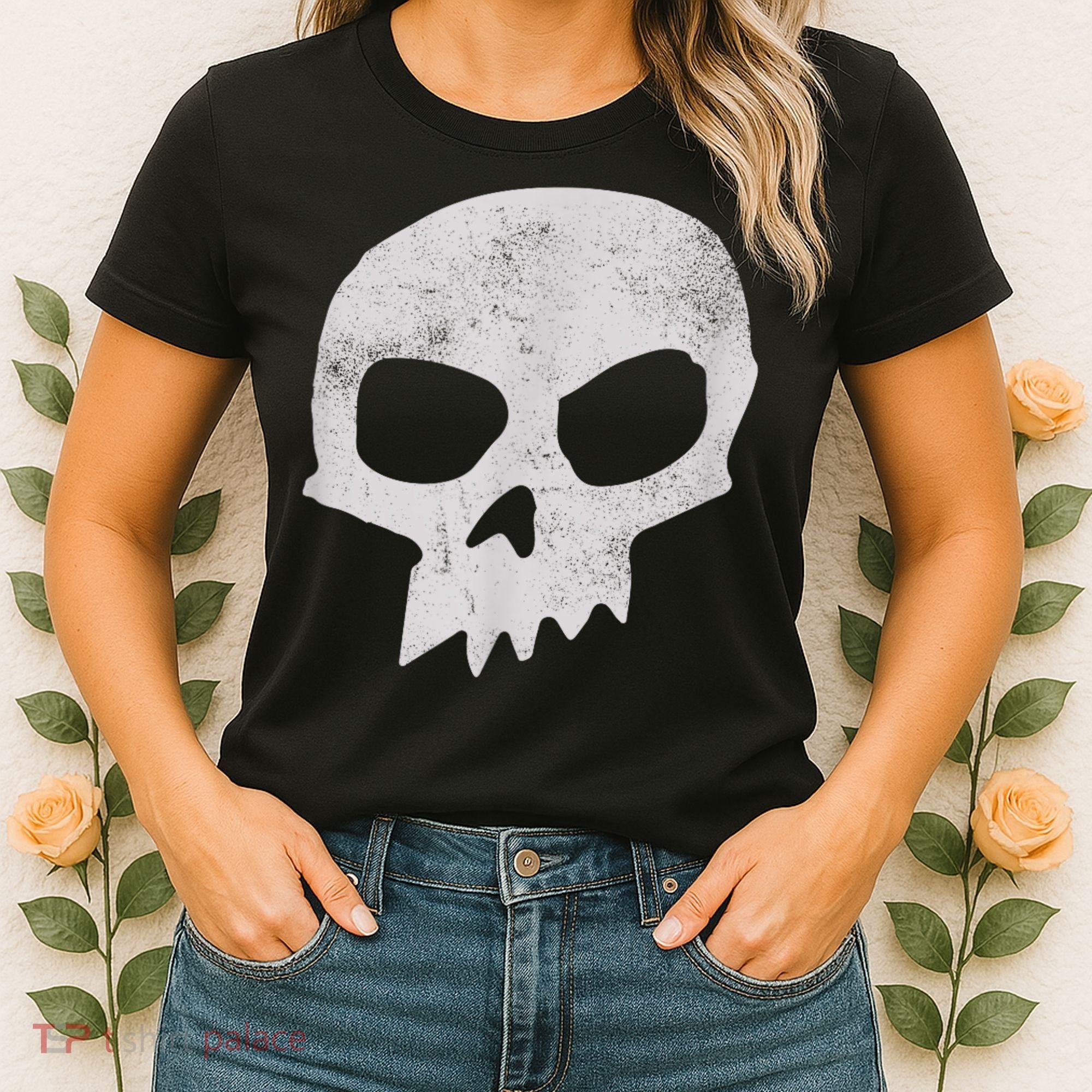 Sid Skull Black Women's T-Shirt