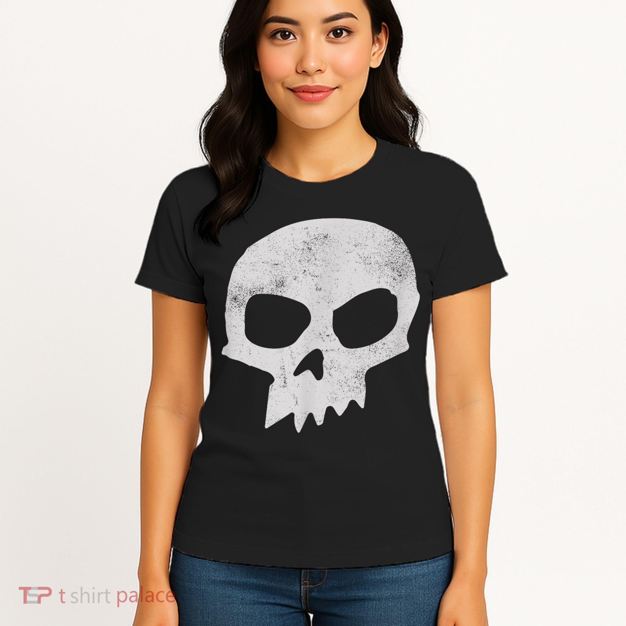 Sid Skull Black Women's T-Shirt