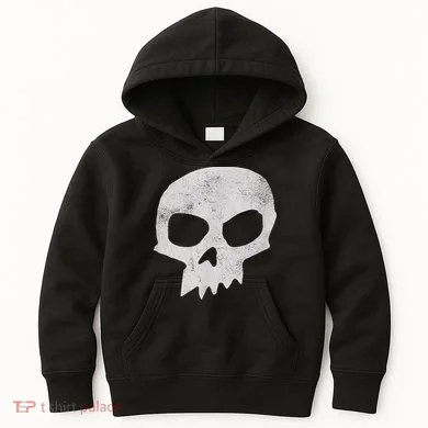 Sid Skull Black Kids Hoodie