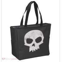 Sid Skull Black Tote Bag thumb 2