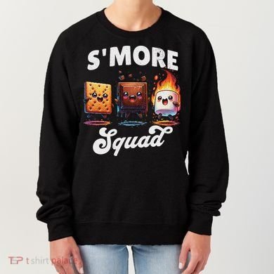 Smore Squad Camping Campfire Chocolate Marshmallow S'mores Women's Sweatshirt