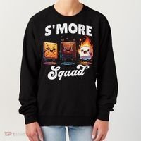 Smore Squad Camping Campfire Chocolate Marshmallow S'mores Women's Sweatshirt thumb 0