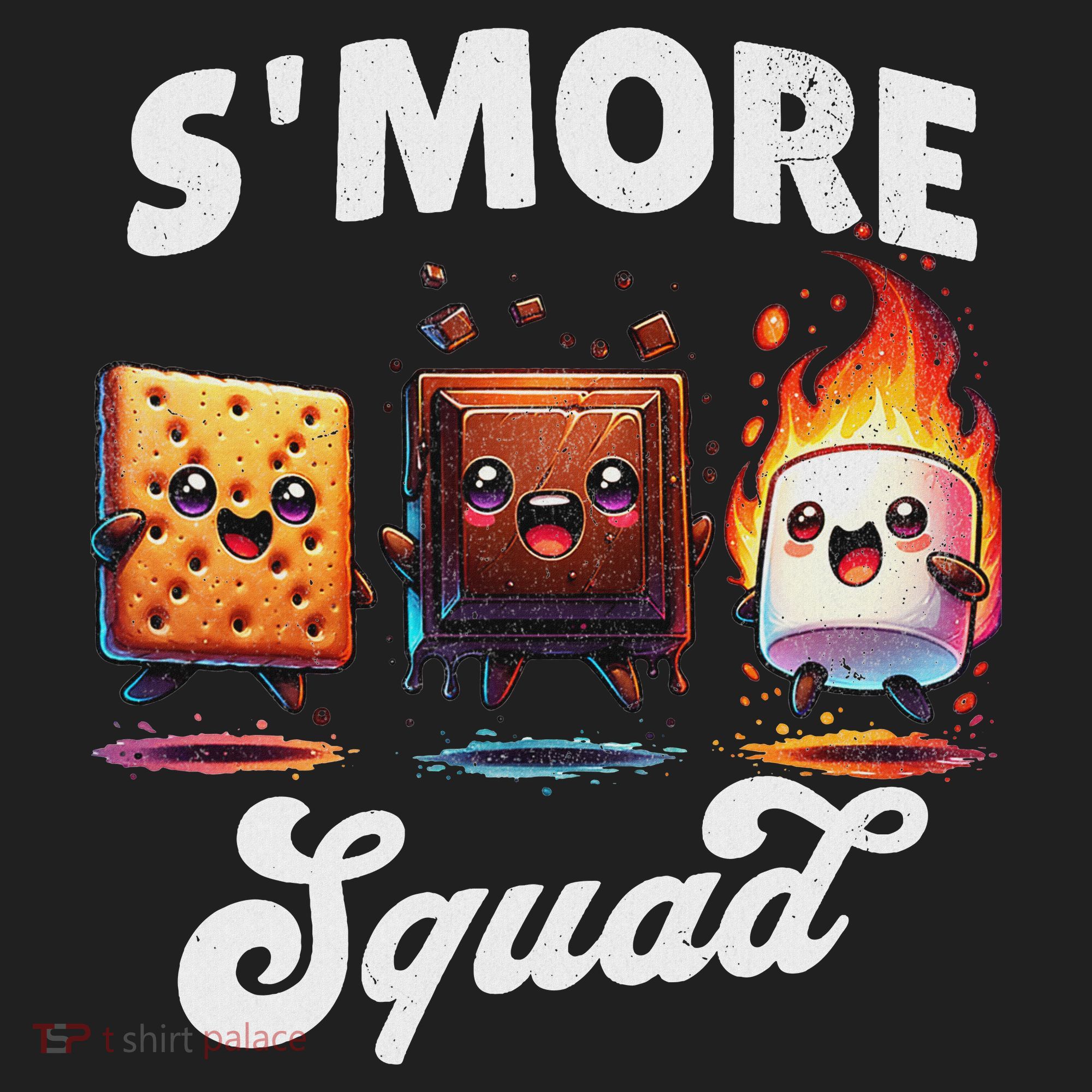 Smore Squad Camping Campfire Chocolate Marshmallow S'mores Women's Sweatshirt