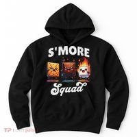 Smore Squad Camping Campfire Chocolate Marshmallow S'mores Hoodie thumb 0