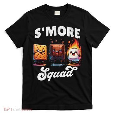 Smore Squad Camping Campfire Chocolate Marshmallow S'mores T-Shirt