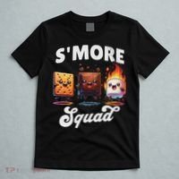 Smore Squad Camping Campfire Chocolate Marshmallow S'mores T-Shirt thumb 5