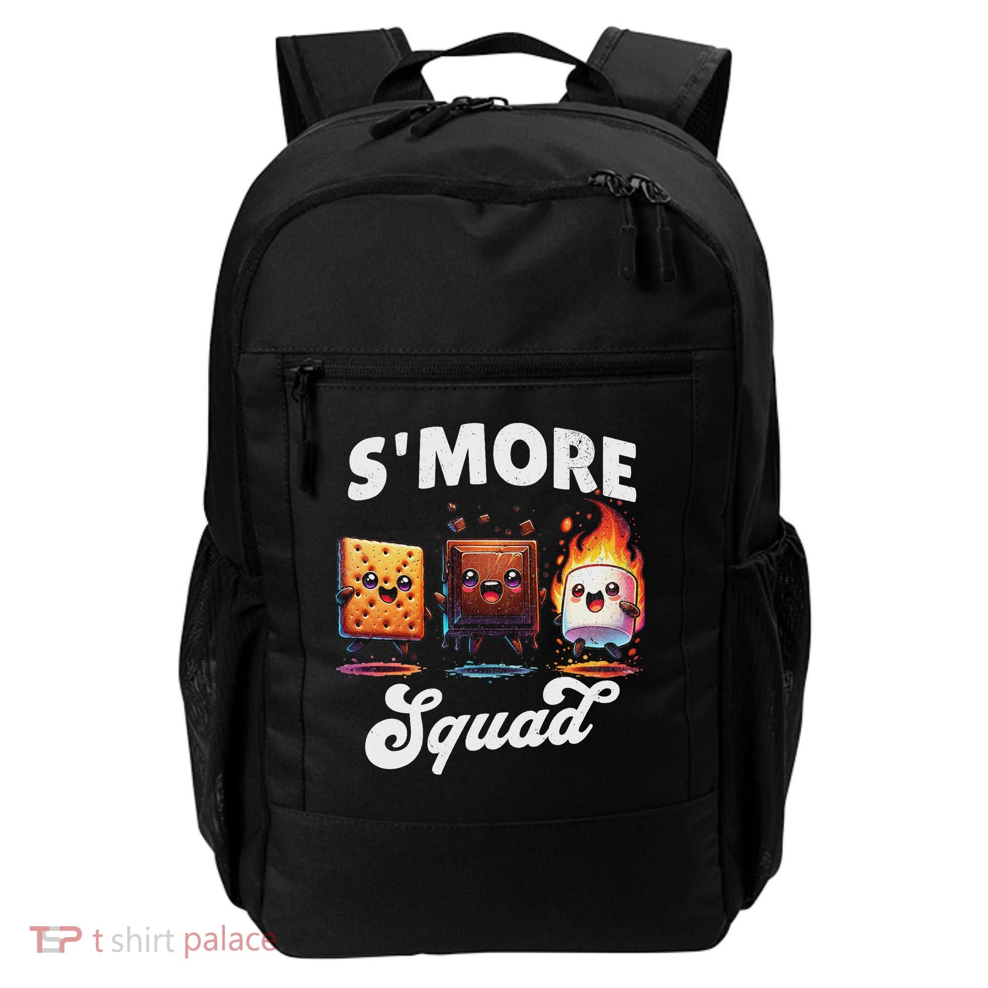 Smore Squad Camping Campfire Chocolate Marshmallow S'mores Backpack