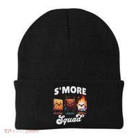 Smore Squad Camping Campfire Chocolate Marshmallow S'mores Beanie thumb 0