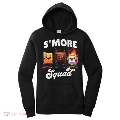 Smore Squad Camping Campfire Chocolate Marshmallow S'mores Women's Hoodie