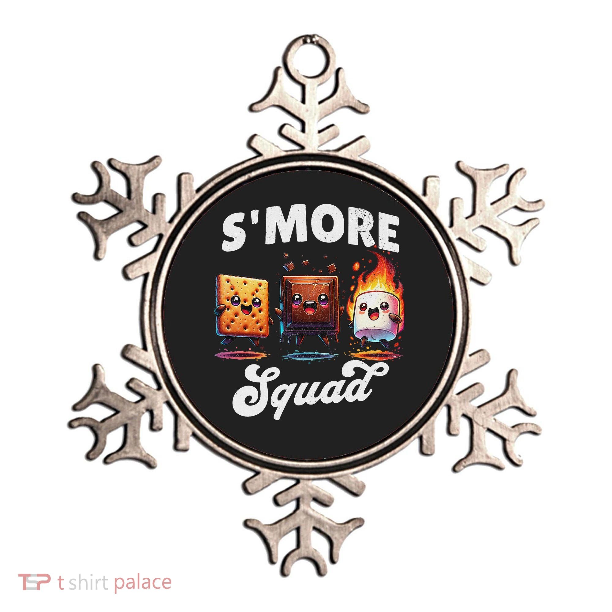 Smore Squad Camping Campfire Chocolate Marshmallow S'mores Ornament