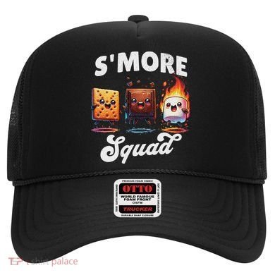 Smore Squad Camping Campfire Chocolate Marshmallow S'mores Hat