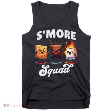 Smore Squad Camping Campfire Chocolate Marshmallow S'mores Tank Top