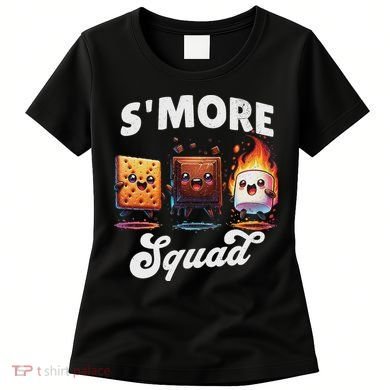 Smore Squad Camping Campfire Chocolate Marshmallow S'mores Women's T-Shirt