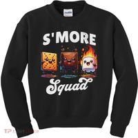 Smore Squad Camping Campfire Chocolate Marshmallow S'mores Kids Sweatshirt thumb 0