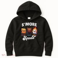 Smore Squad Camping Campfire Chocolate Marshmallow S'mores Kids Hoodie thumb 0