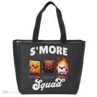 Smore Squad Camping Campfire Chocolate Marshmallow S'mores Tote Bag thumb 0