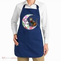 Sugar Skull Cat Moon Dia De Los Muertos Mexican Apron thumb 2