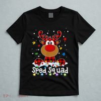 Sped Squad Christmas Cute Red Plaid Reindeer Special Ed T-Shirt thumb 5