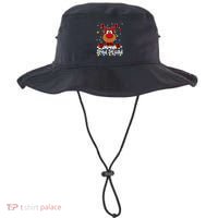 Sped Squad Christmas Cute Red Plaid Reindeer Special Ed Bucket Hat thumb 0