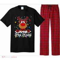 Sped Squad Christmas Cute Red Plaid Reindeer Special Ed Pajama Set thumb 0