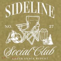 Sideline Social Club Soccer Mom Game Day Mothers Day Garment-Dyed Women's Muscle Tee thumb 6