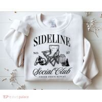 Sideline Social Club Soccer Mom Game Day Mothers Day Sweatshirt thumb 2